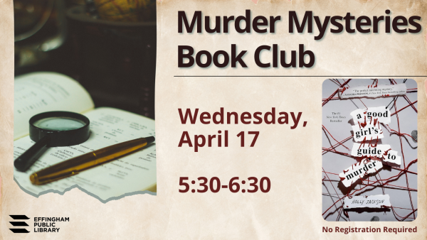 Image for event: Murders and Mysteries Book Club 