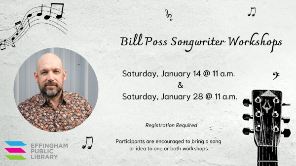 Image for event: Bill Poss Songwriter Workshop